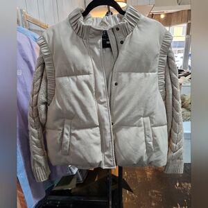 Vegan Unreal fur sweater jacket small vegan certified